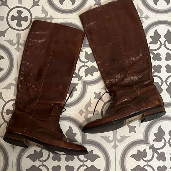 🌺 Marc Alpert Leather Victorian Style Riding Boot B34 - Picture 2 of 10